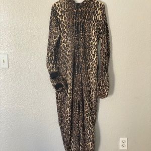 leopard onesie